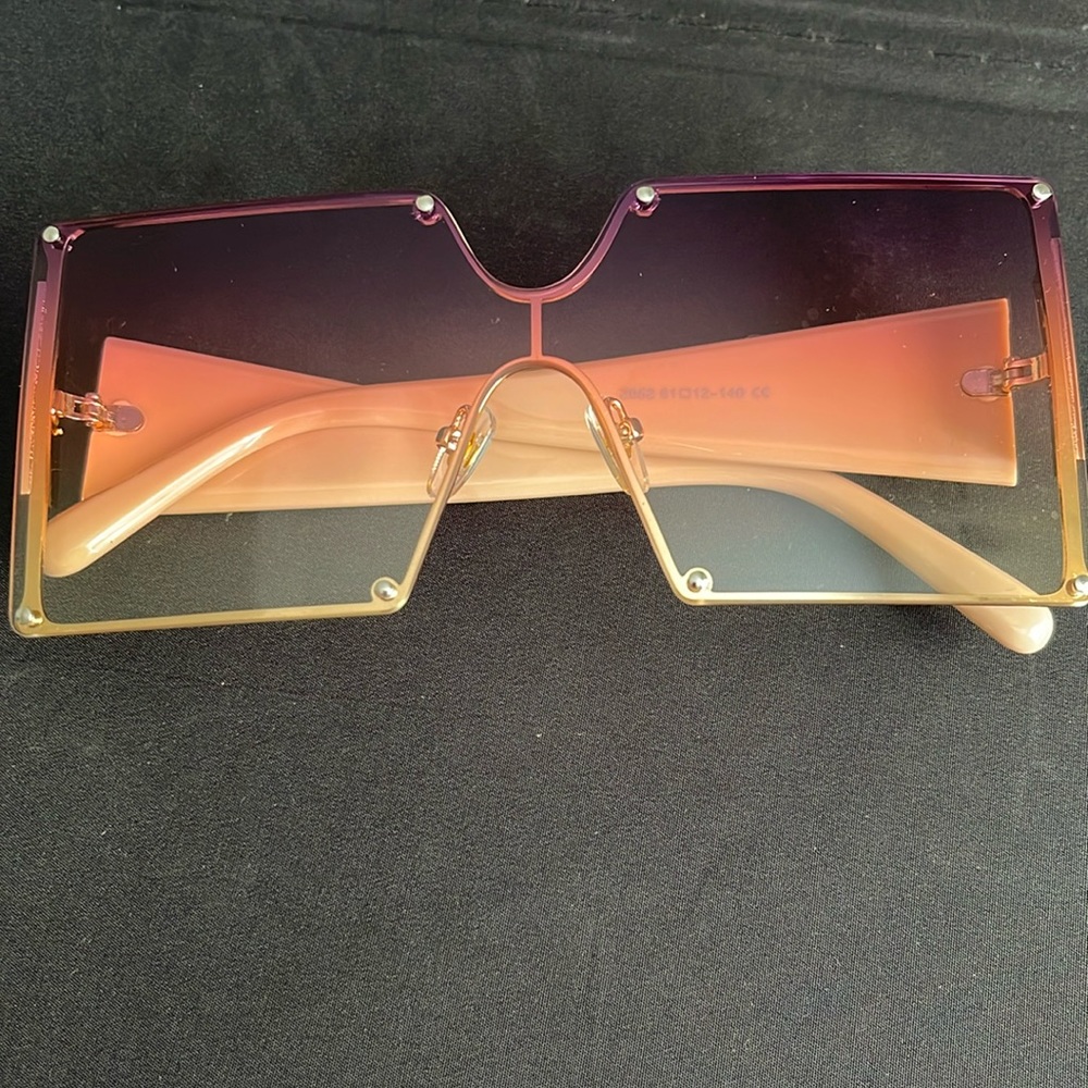 Purple & Cream tint Sunglasses